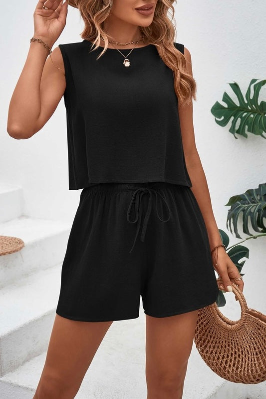 *Pre-Order* Linen Set (Black)