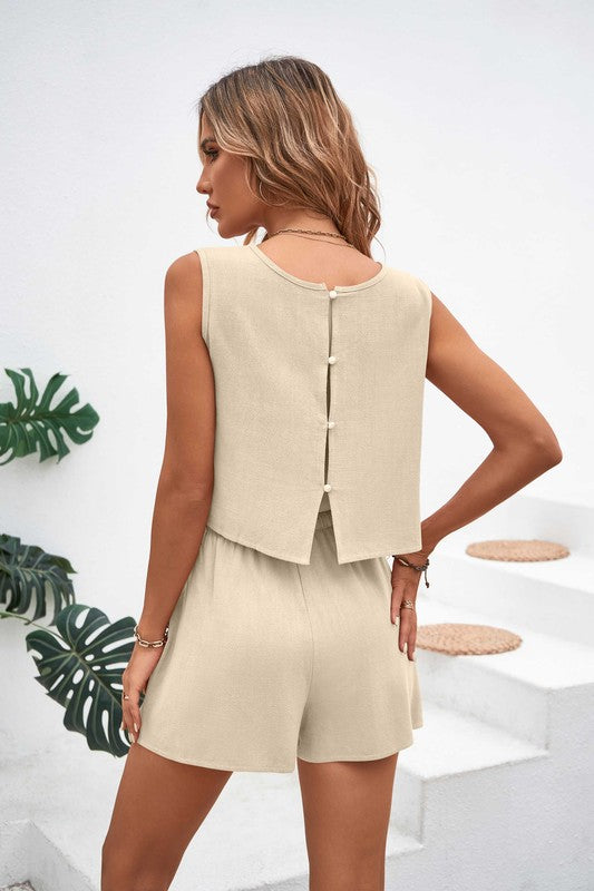*Pre-Order* Linen Set (Apricot)
