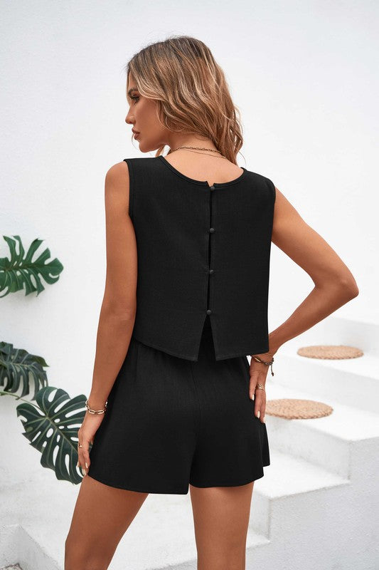 *Pre-Order* Linen Set (Black)