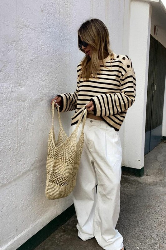 *Pre-Order* Striped Pullover Sweater
