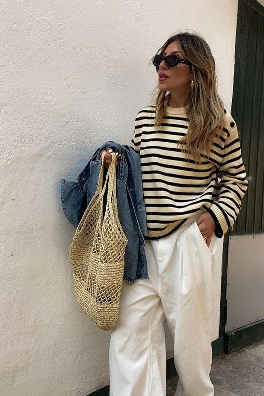 *Pre-Order* Striped Pullover Sweater
