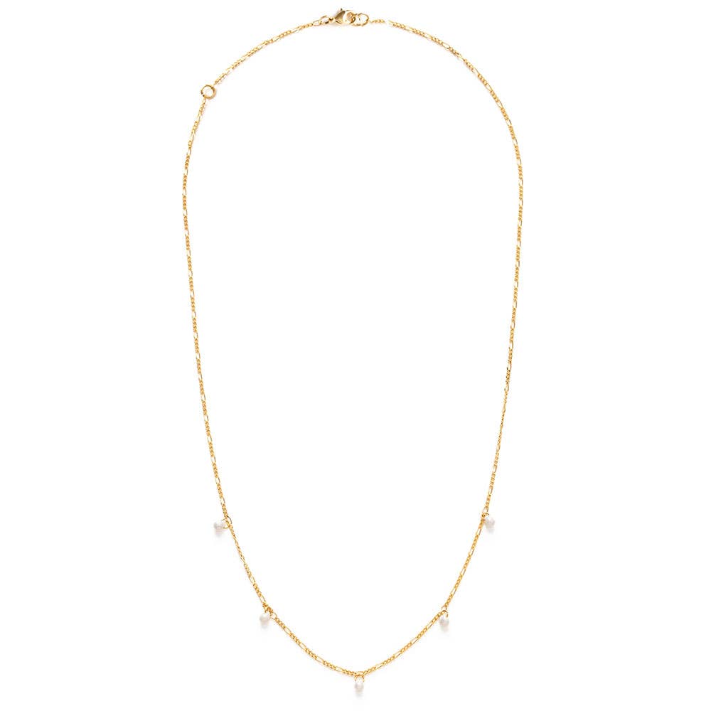 Five Graces Pearl Necklace - Soul Secret Threads