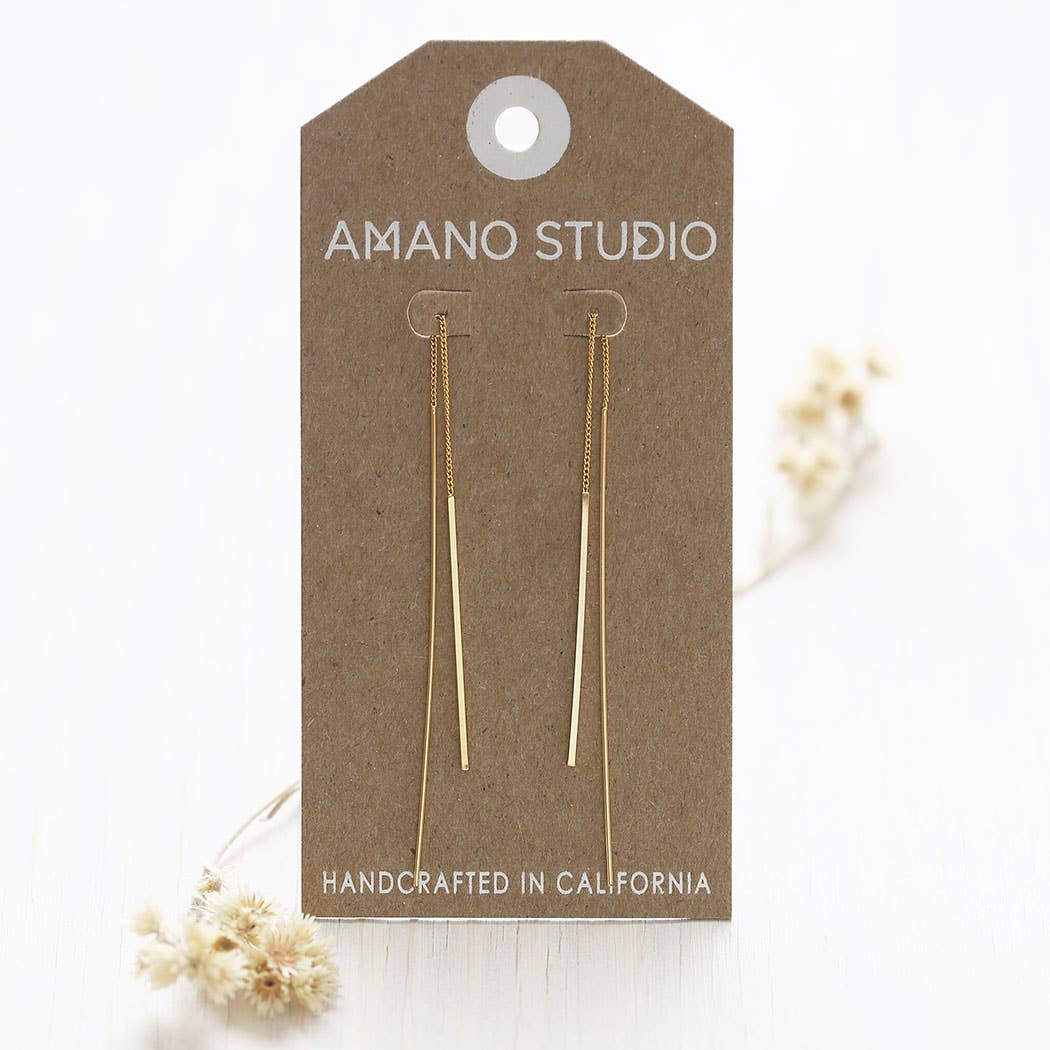 Needle + Thread Earrings - Soul Secret Threads