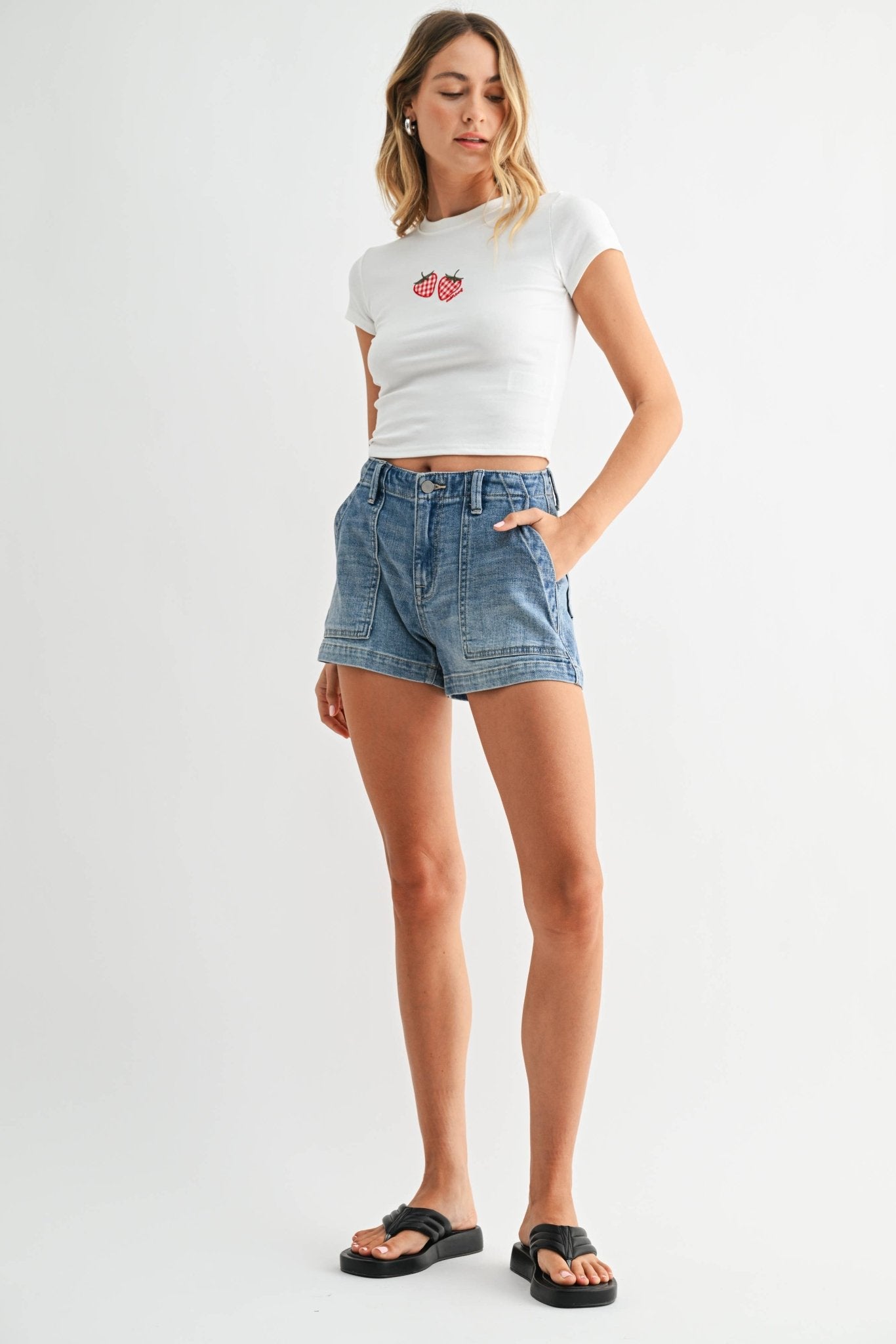 Sawyer Denim Shorts - Soul Secret Threads