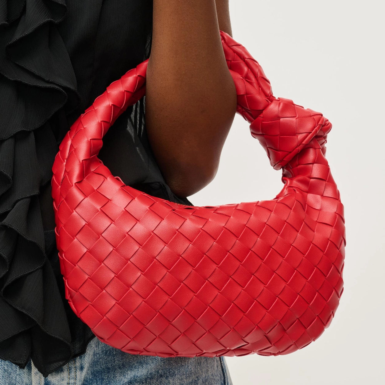 Lizbeth Woven Knot Clutch