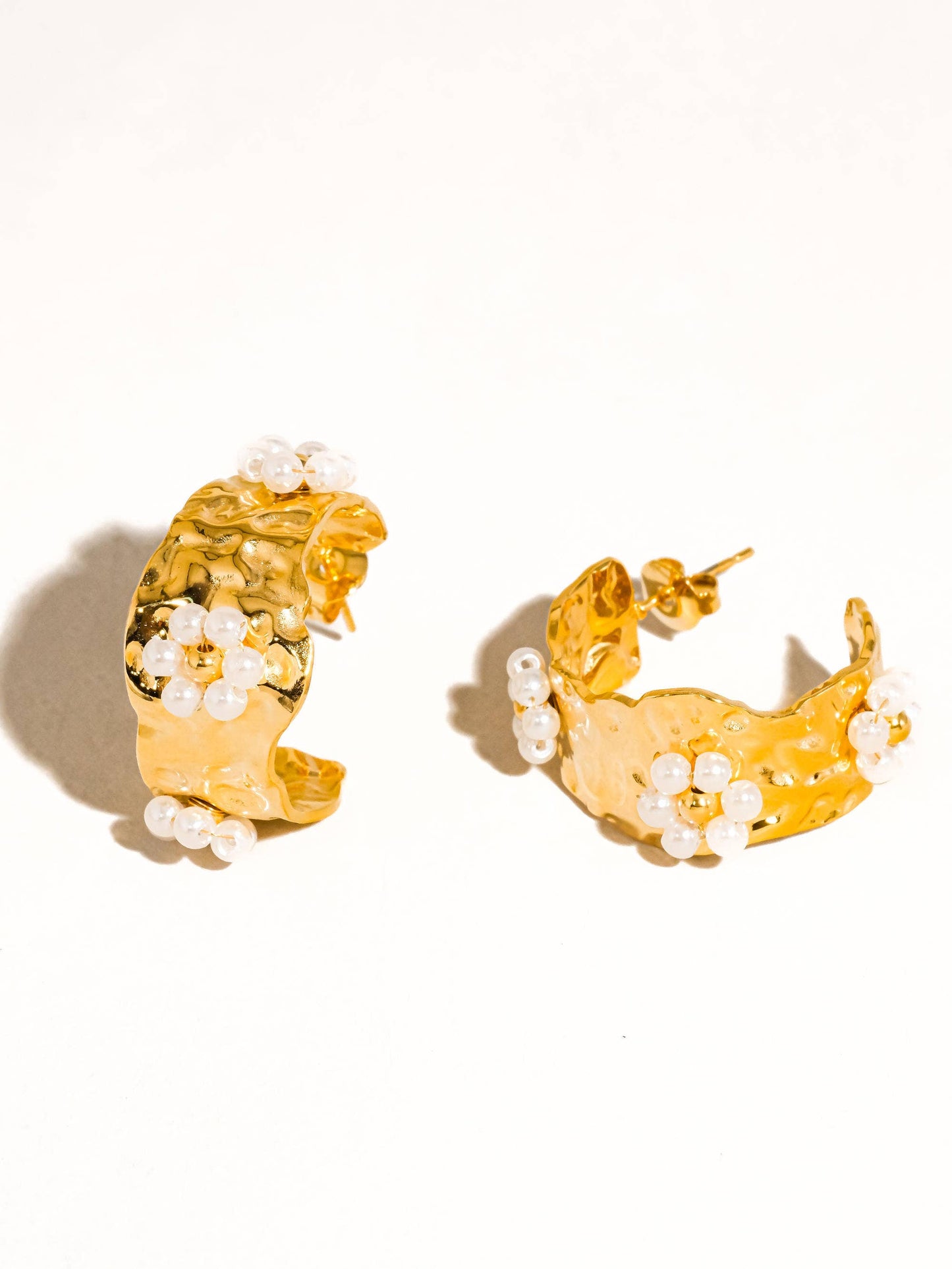 Vintage Floral Hoops