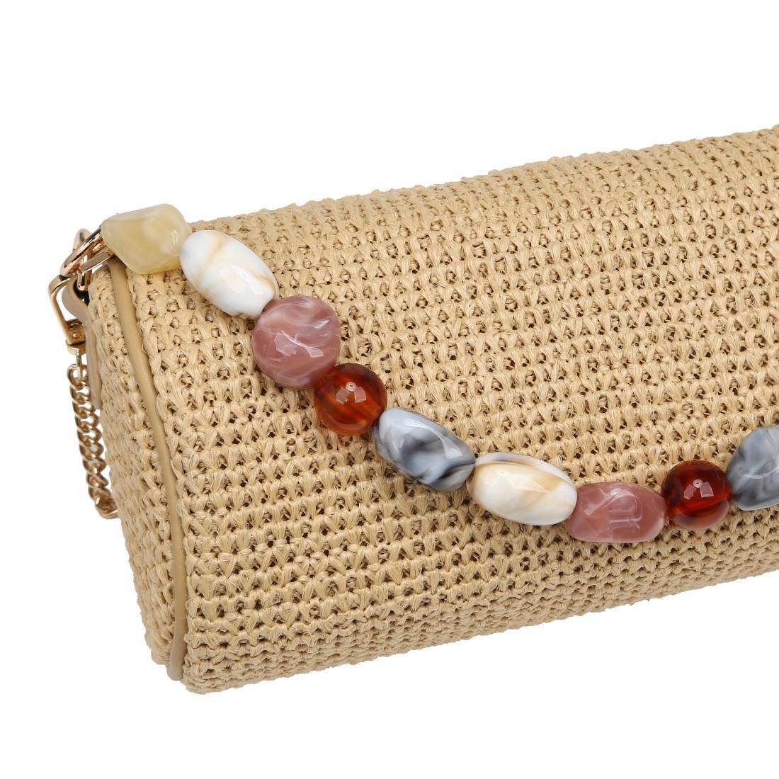 Rachel Straw Clutch