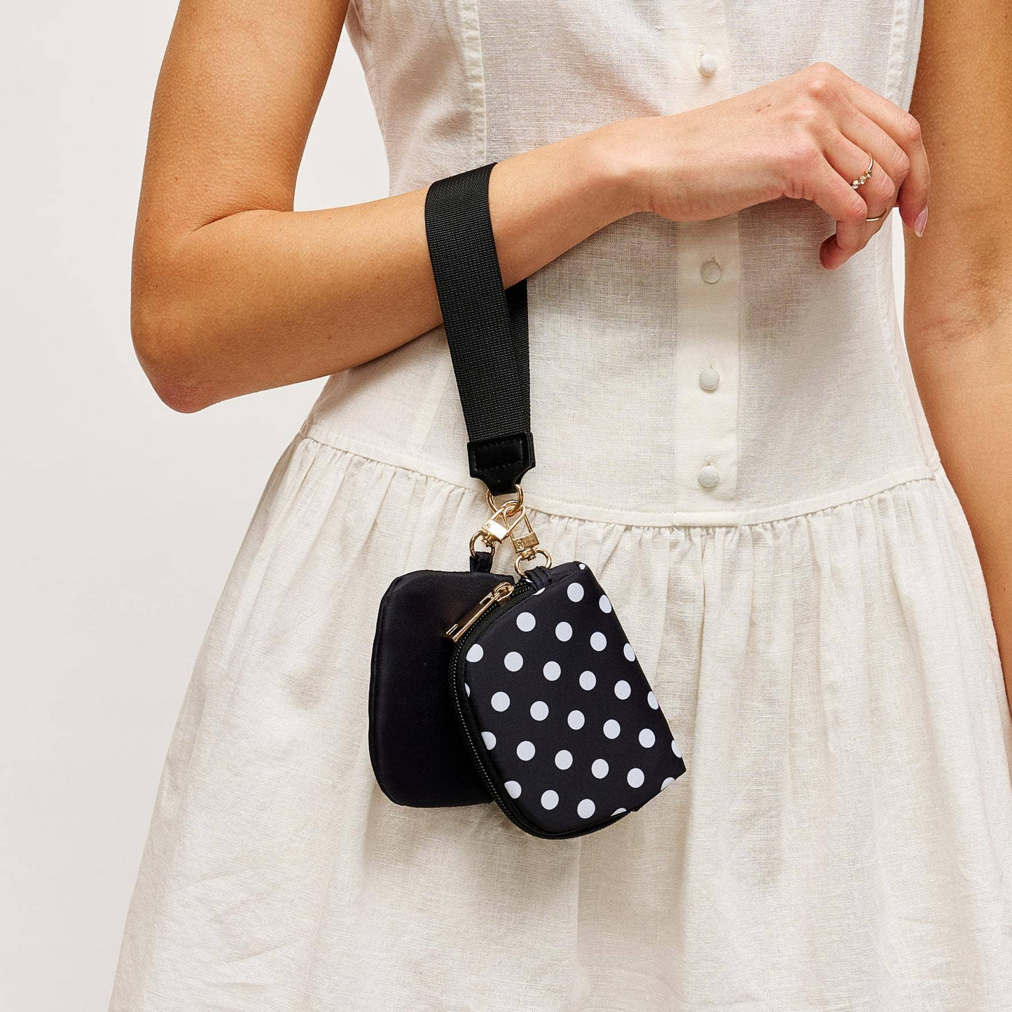 Polka Dot Wristlet Set