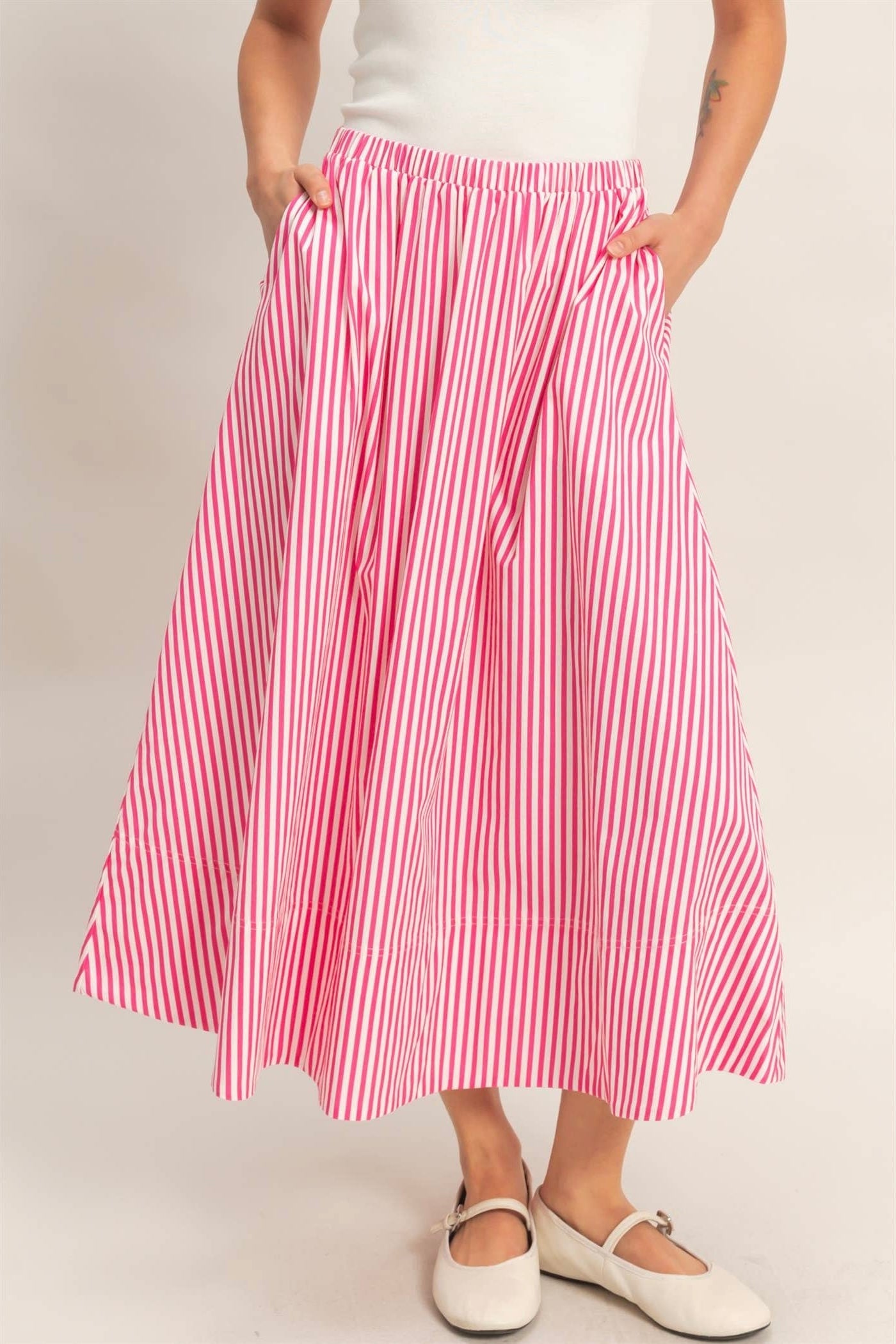 Carousel Midi Skirt