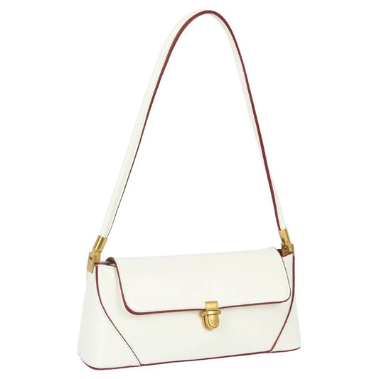 White & Wine Shoulder Bag (Ships 6/21)