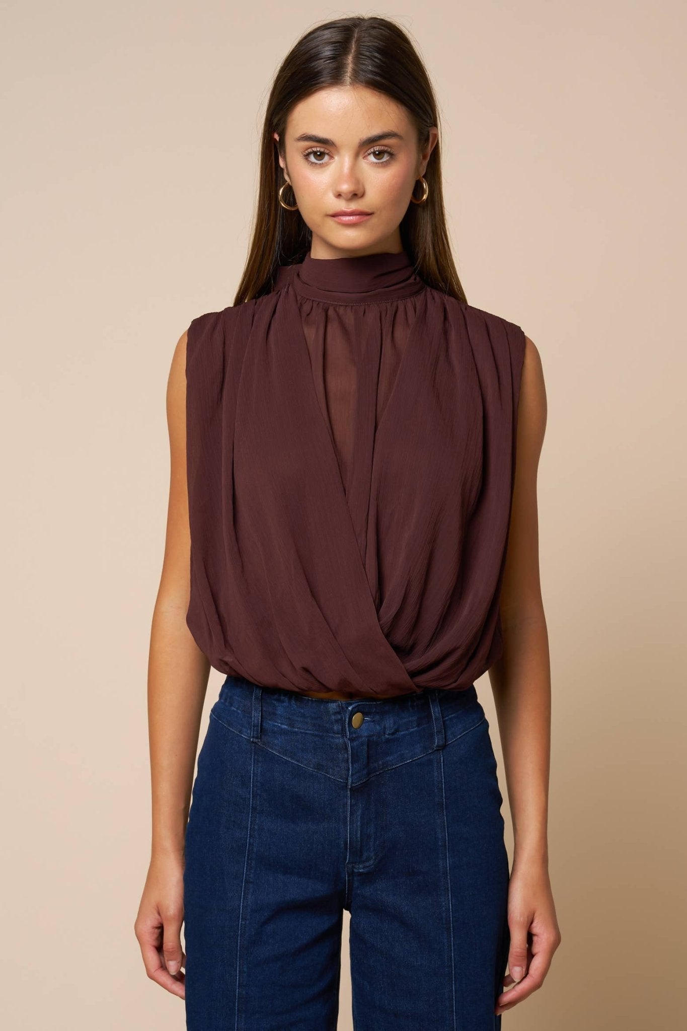 Brielle Drape Top (Ships 8/13) - Soul Secret Threads