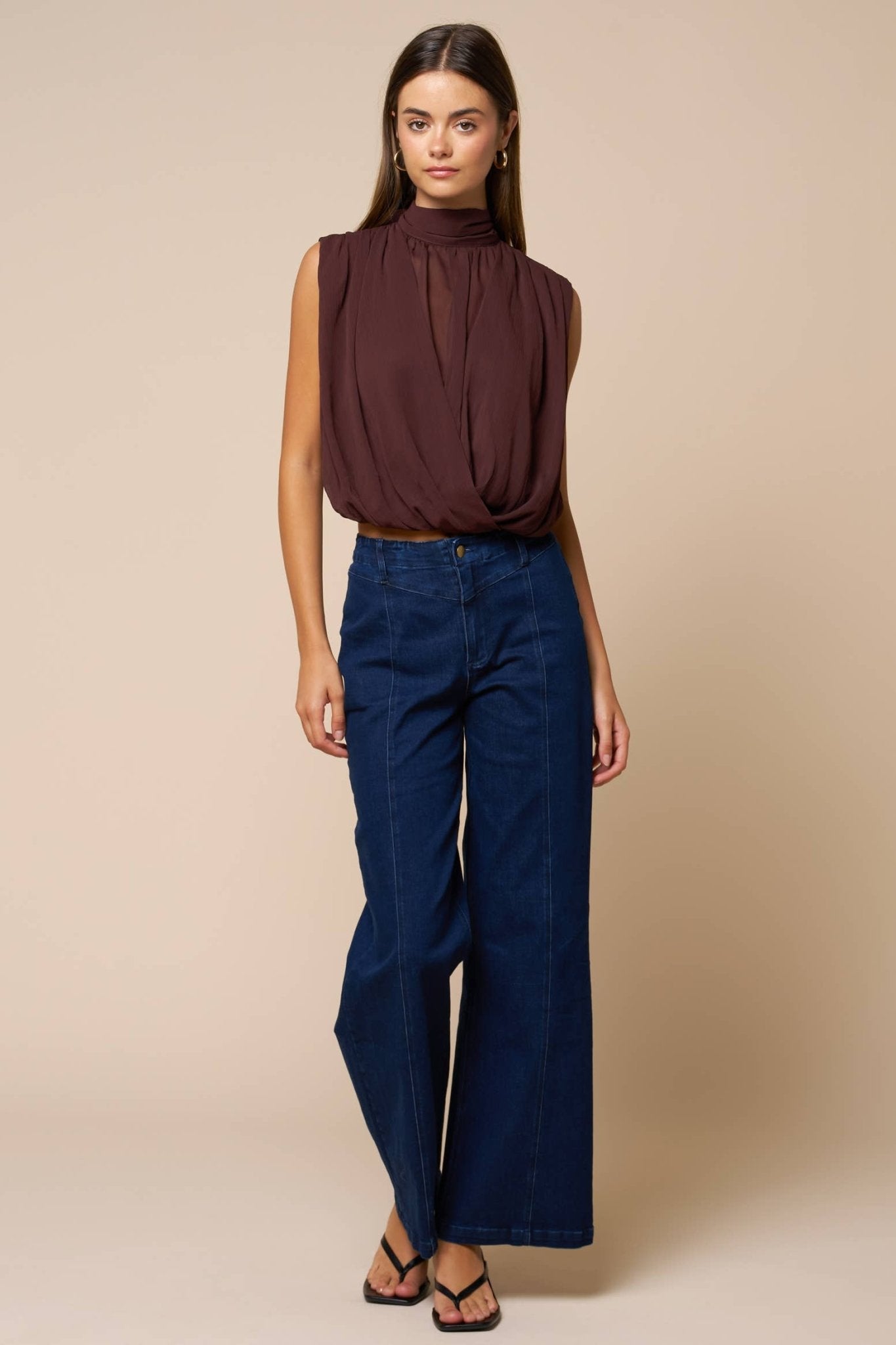 Brielle Drape Top (Ships 8/13) - Soul Secret Threads