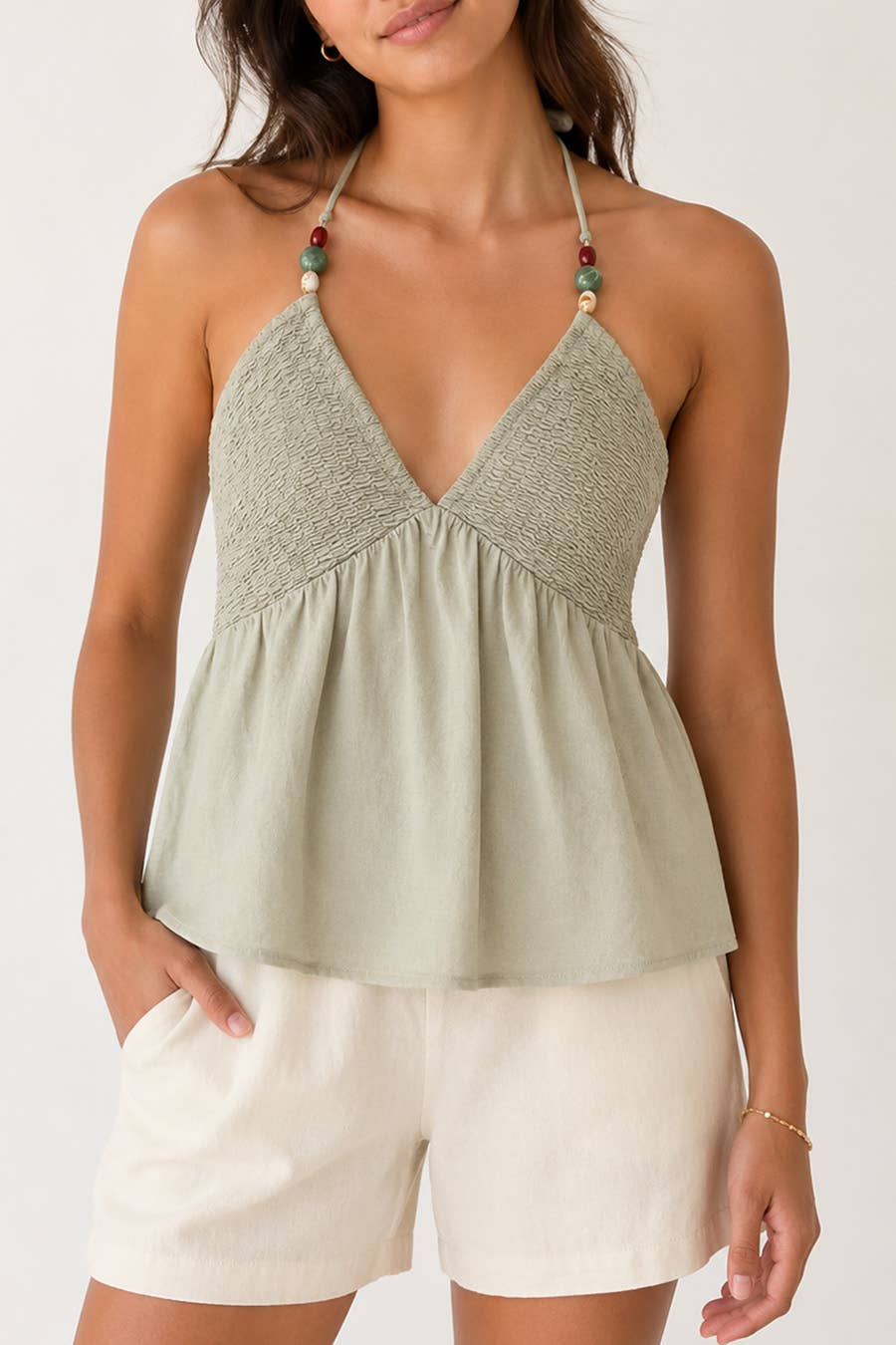 Capri Beaded Halter (Ships 8/20) - Soul Secret Threads