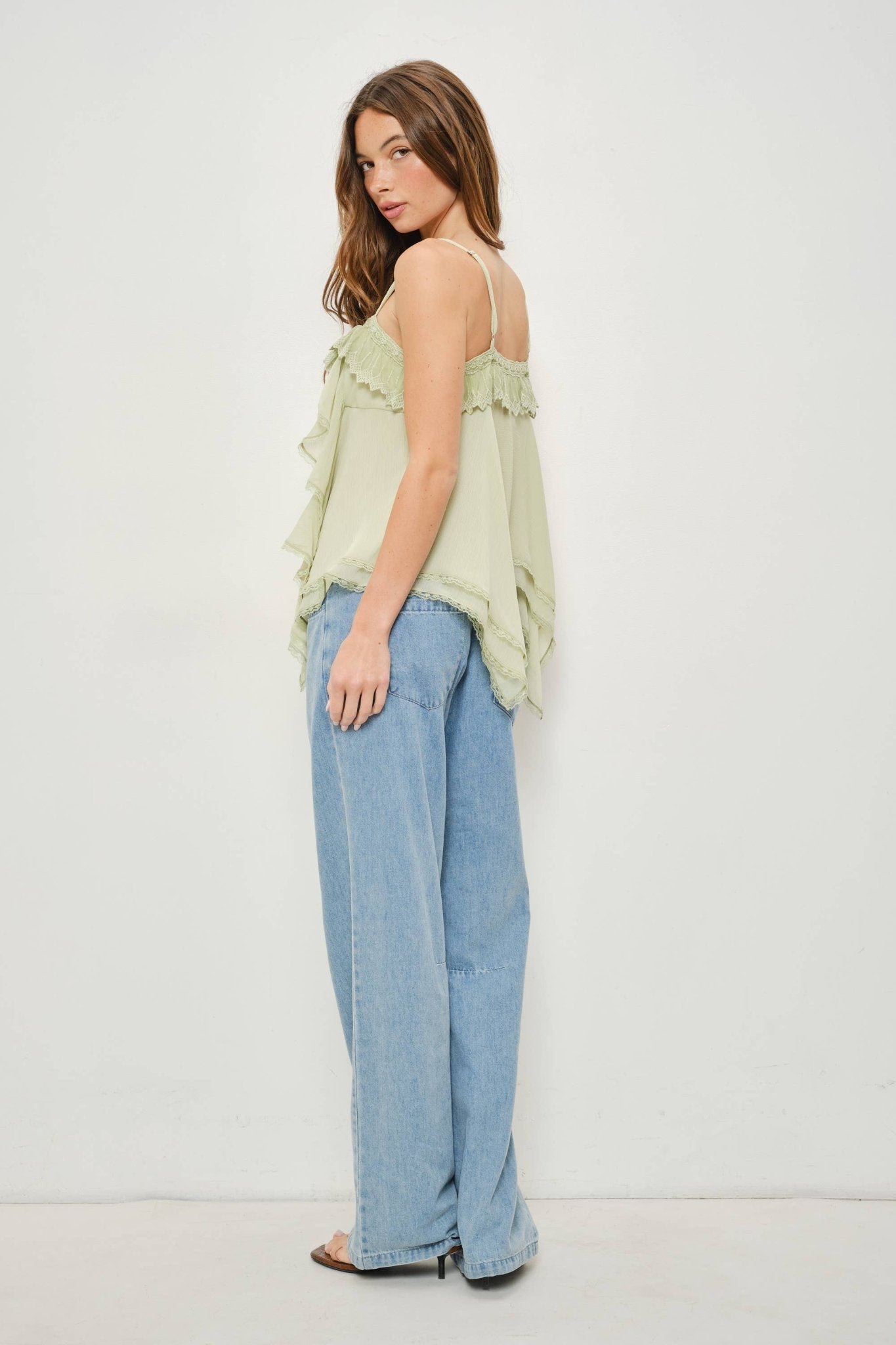 Cathy Flounce Cami (Ships 7/22) - Soul Secret Threads