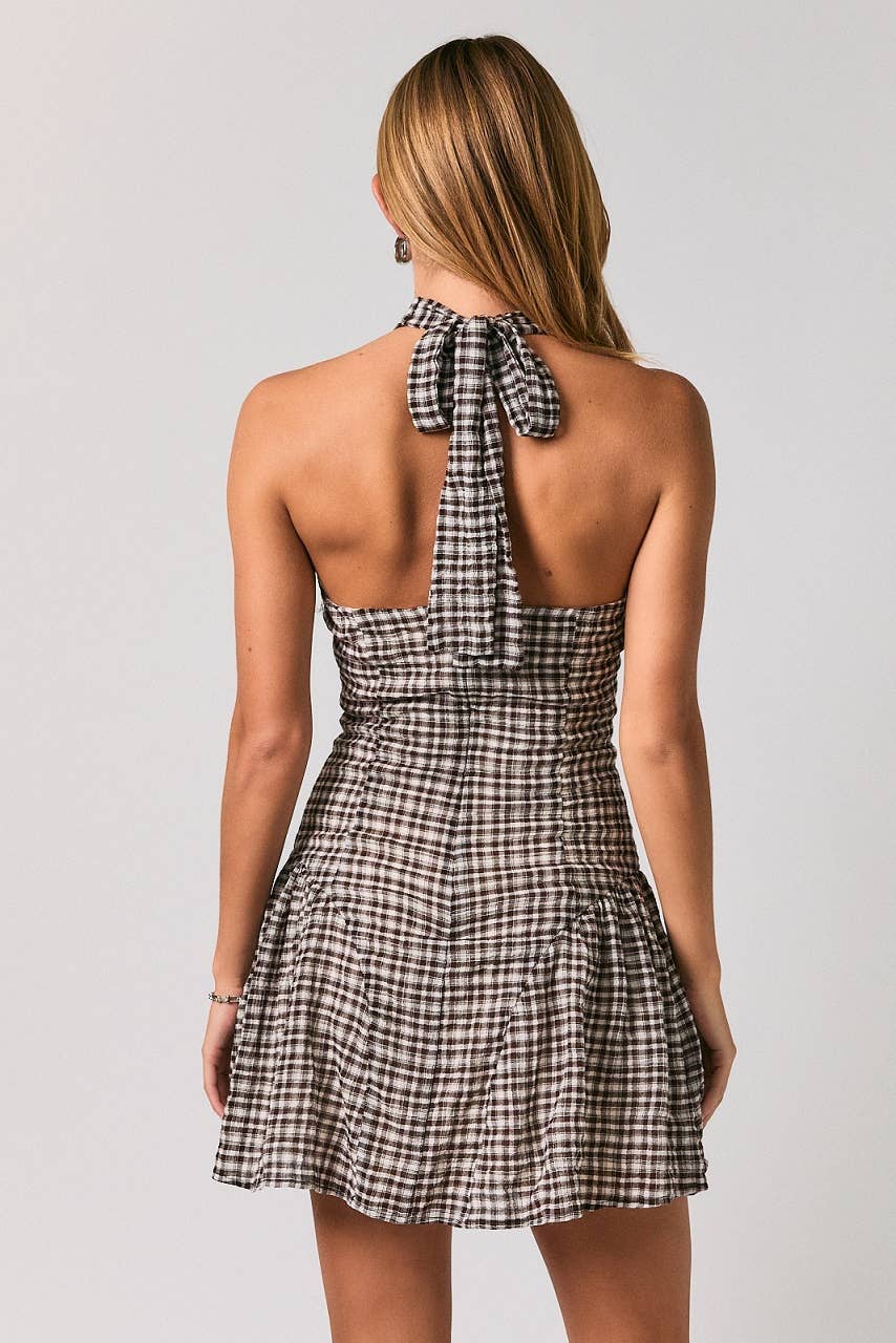Checkmate Halter Dress (Ships 8/5) - Soul Secret Threads