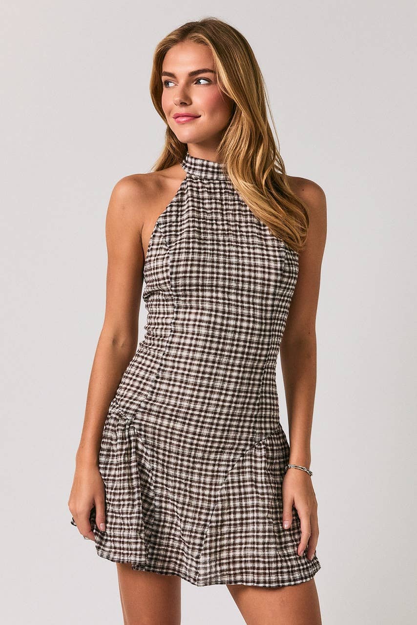 Checkmate Halter Dress (Ships 8/5) - Soul Secret Threads