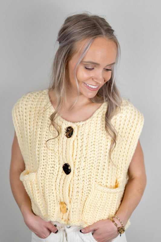 Chunky Sweater Vest - Soul Secret Threads