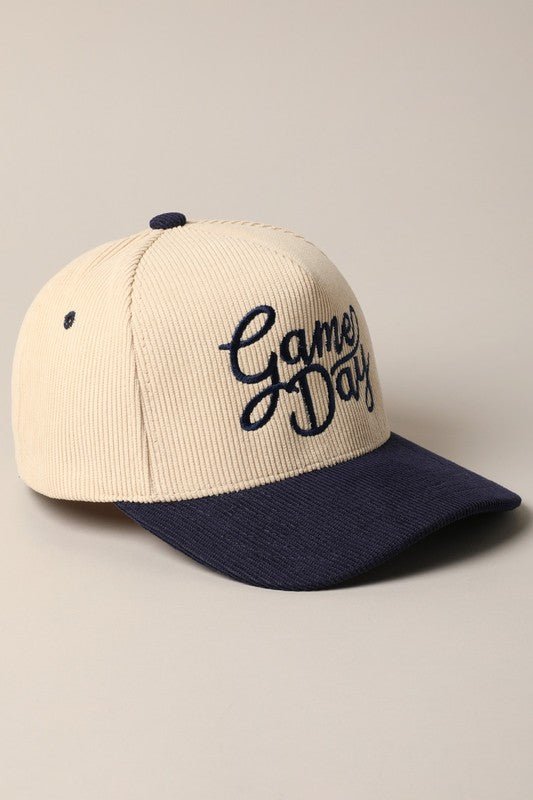 Corduroy Game Day Hat - Soul Secret Threads