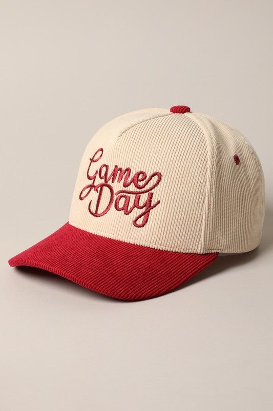 Corduroy Game Day Hat - Soul Secret Threads