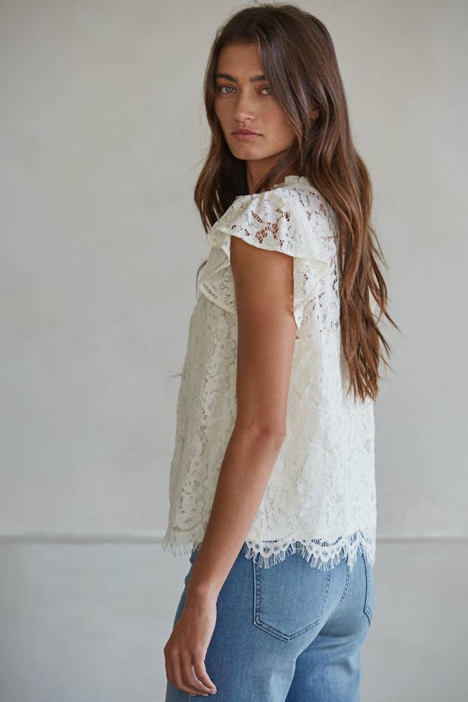 Cottage Lace Top (Ships 11/5) - Soul Secret Threads