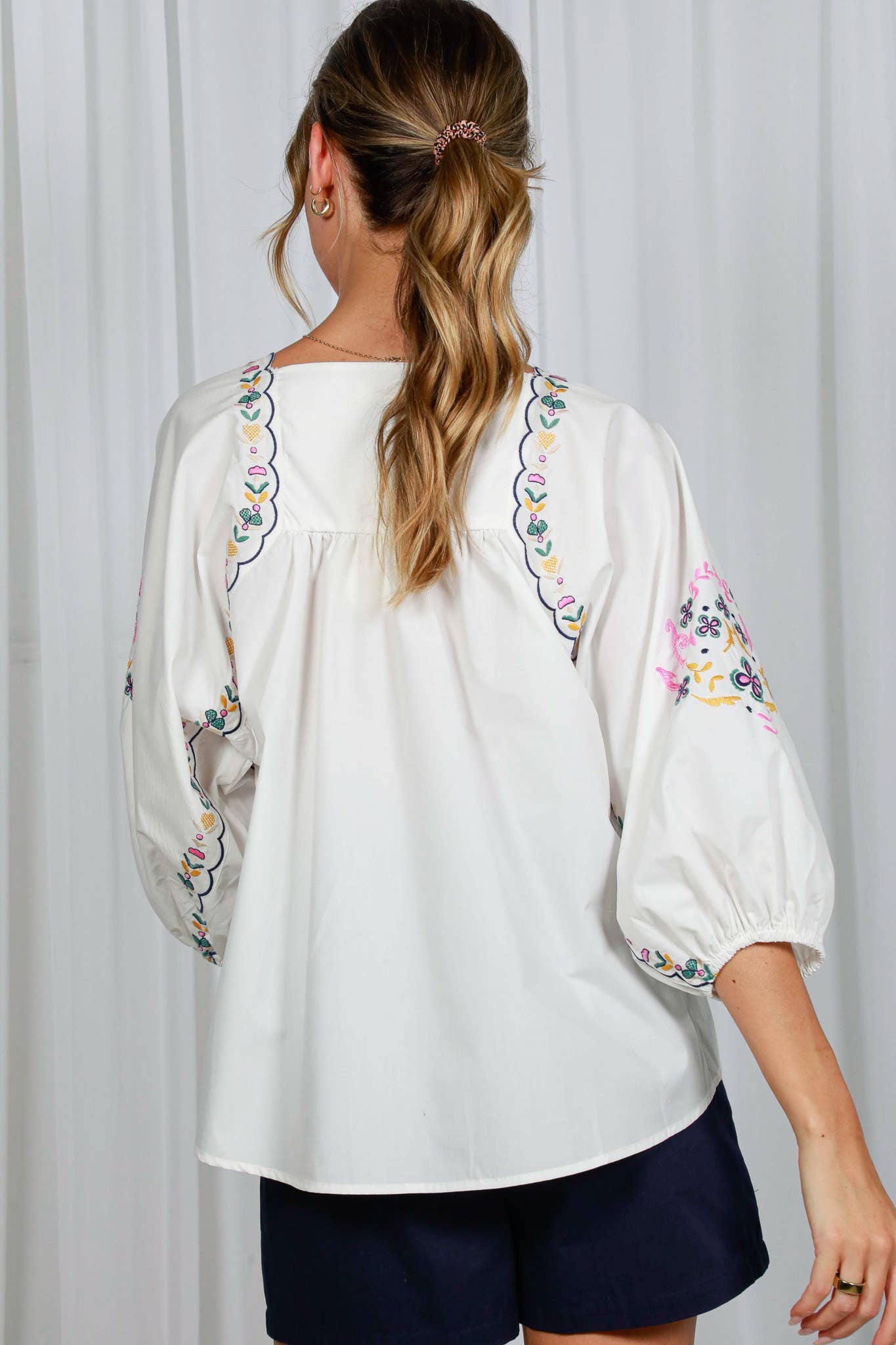 Lucia Embroidered Top