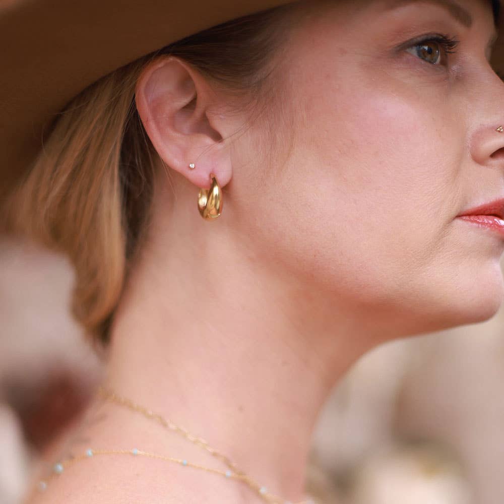 Sofia Huggie Hoops 15mm