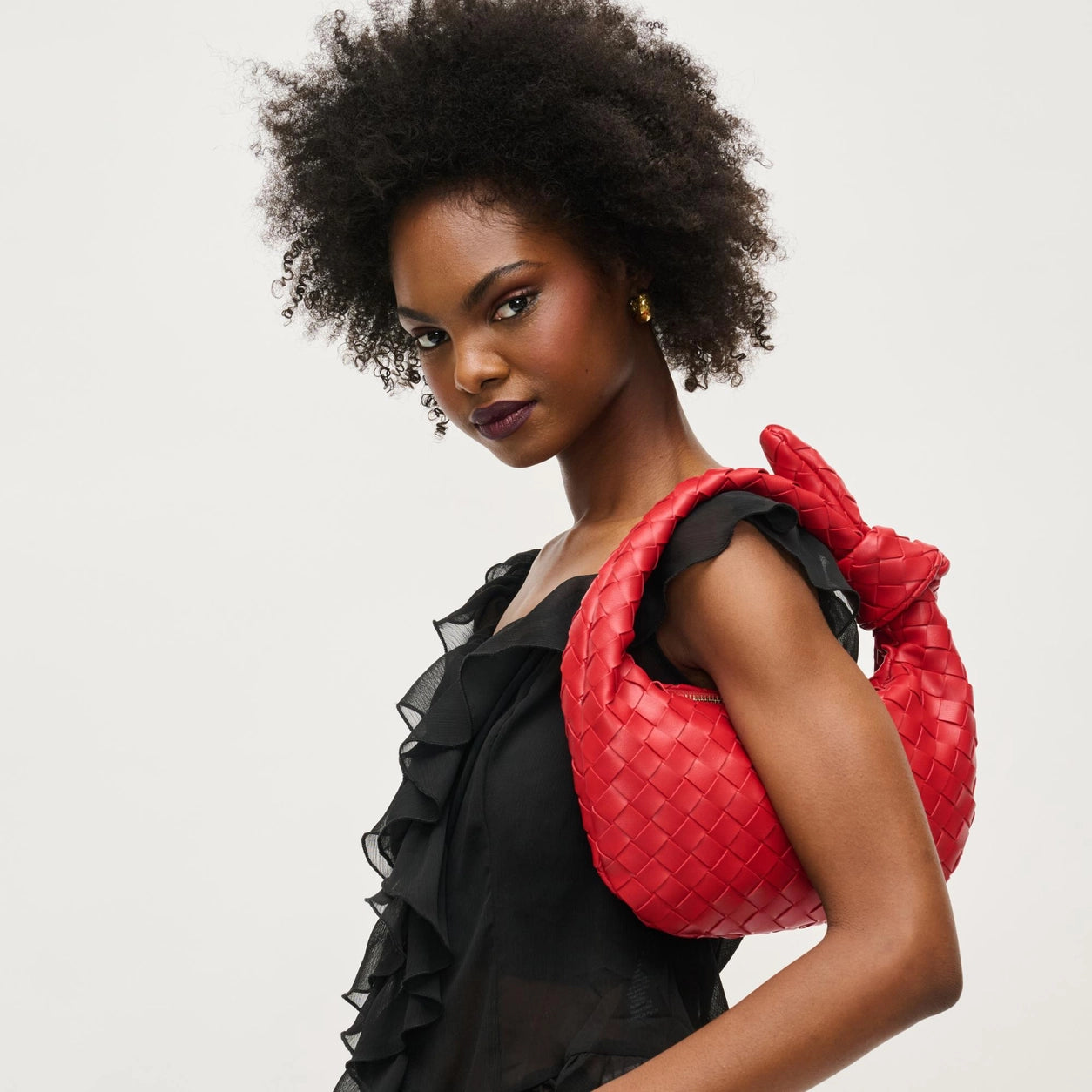 Lizbeth Woven Knot Clutch