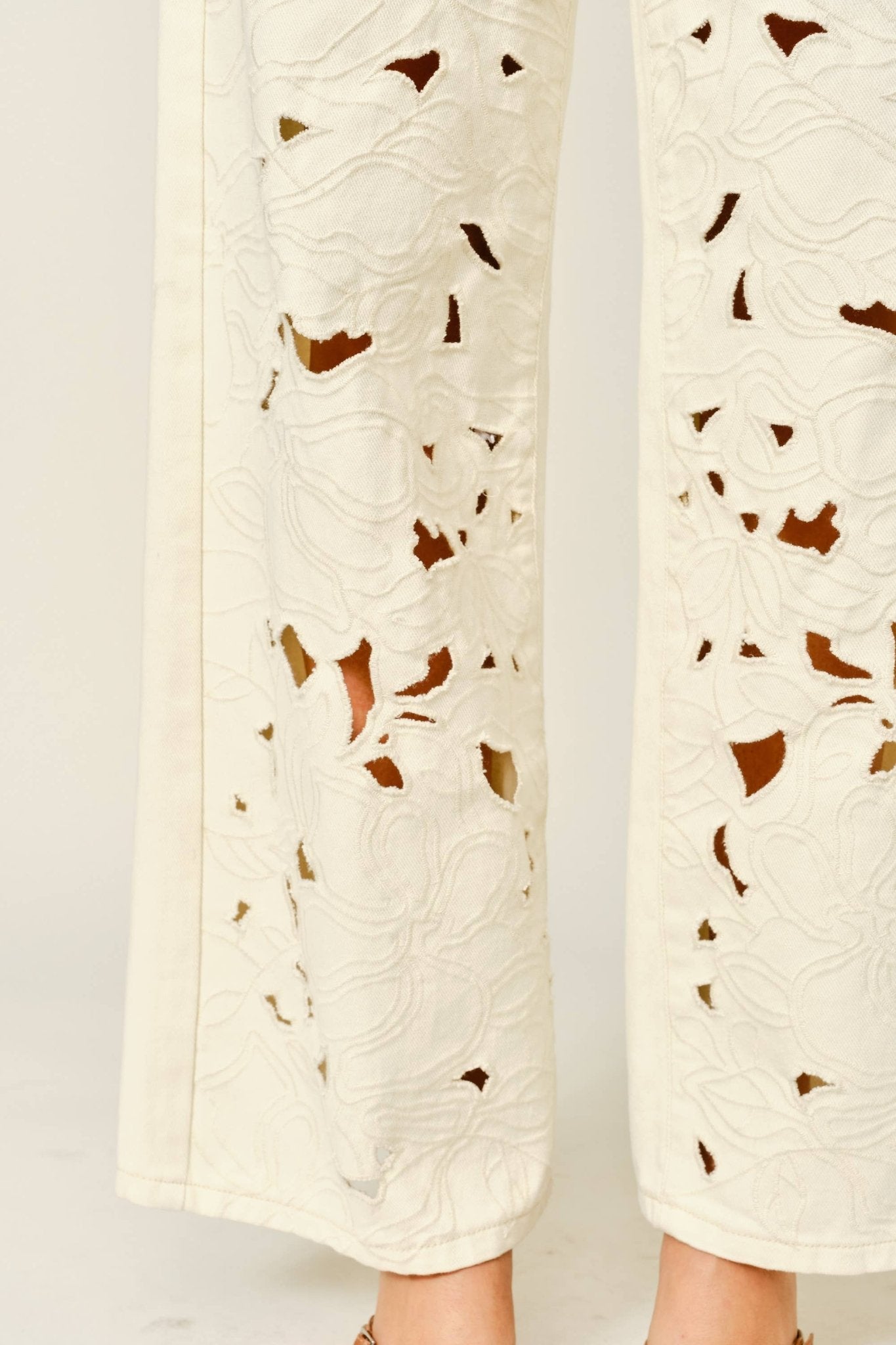 Elodie Eyelet Pants - Soul Secret Threads