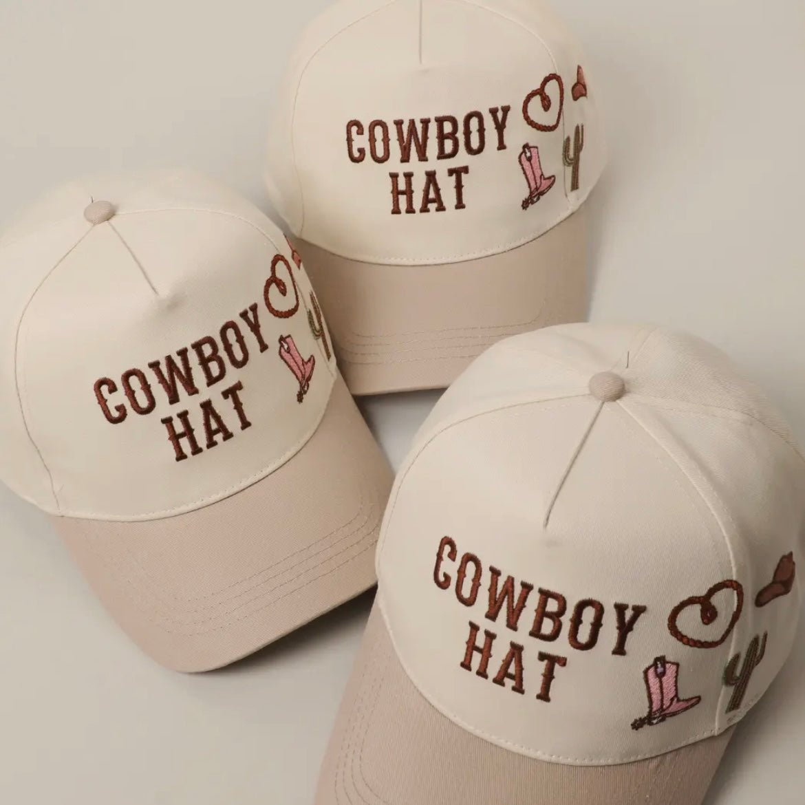 Embroidered Cowboy Hat - Soul Secret Threads