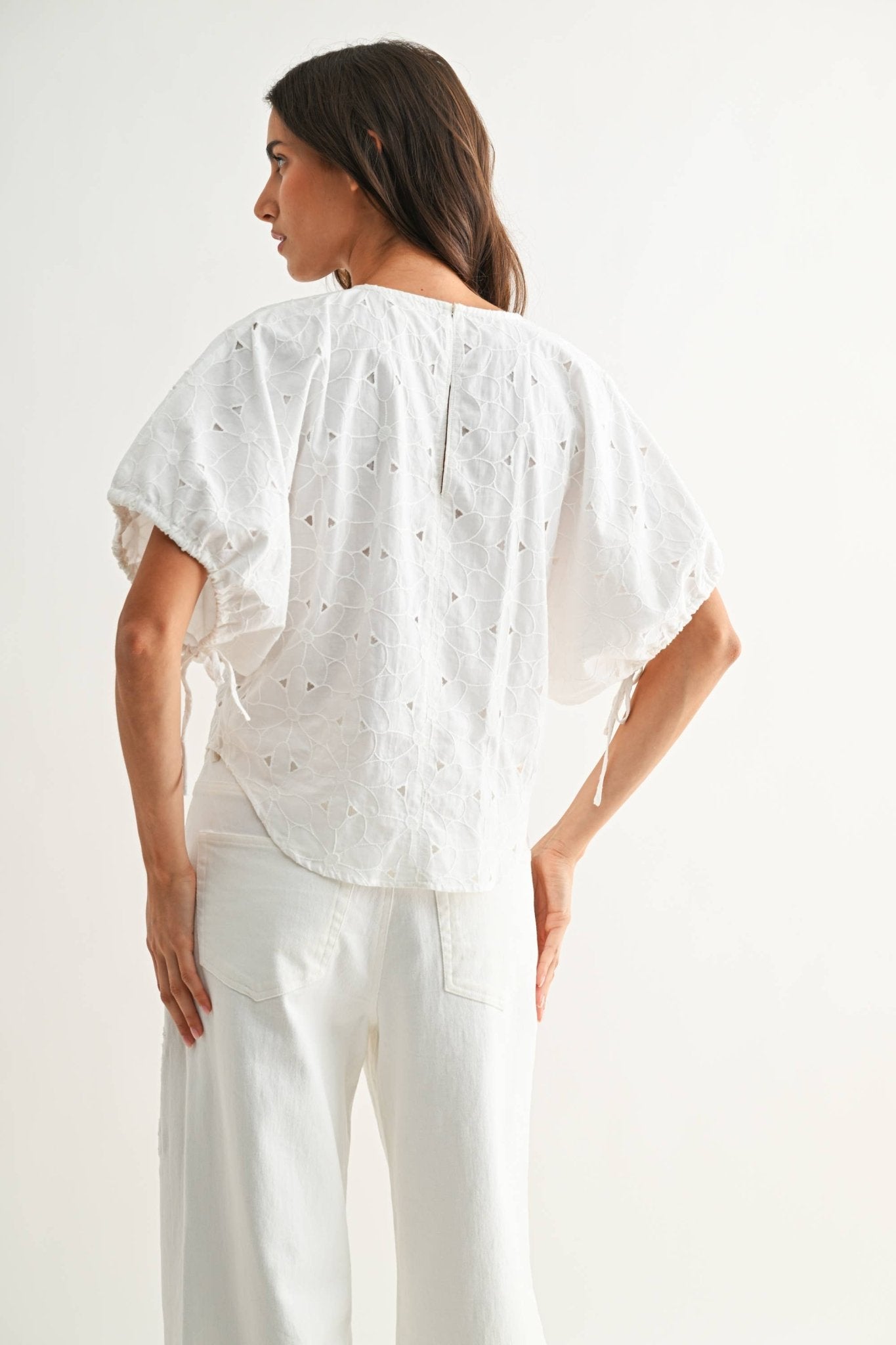 Eyelet Flutter Top - Soul Secret Threads