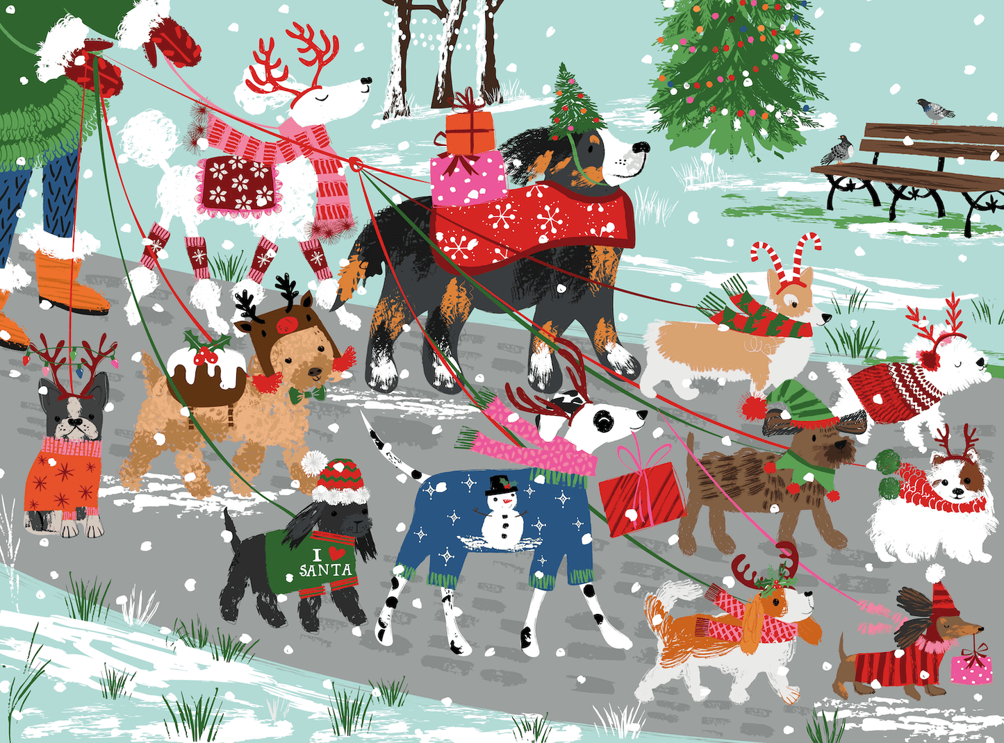 Happy Howlidays - 1,000 Piece Puzzle - Soul Secret Threads