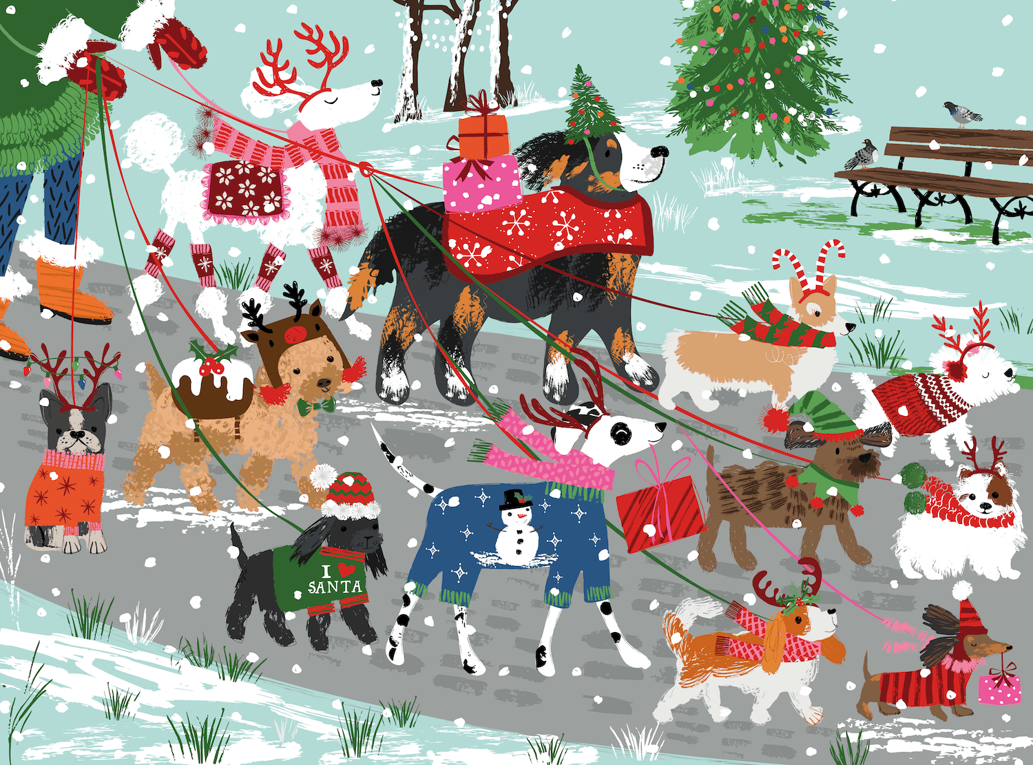 Happy Howlidays - 1,000 Piece Puzzle - Soul Secret Threads