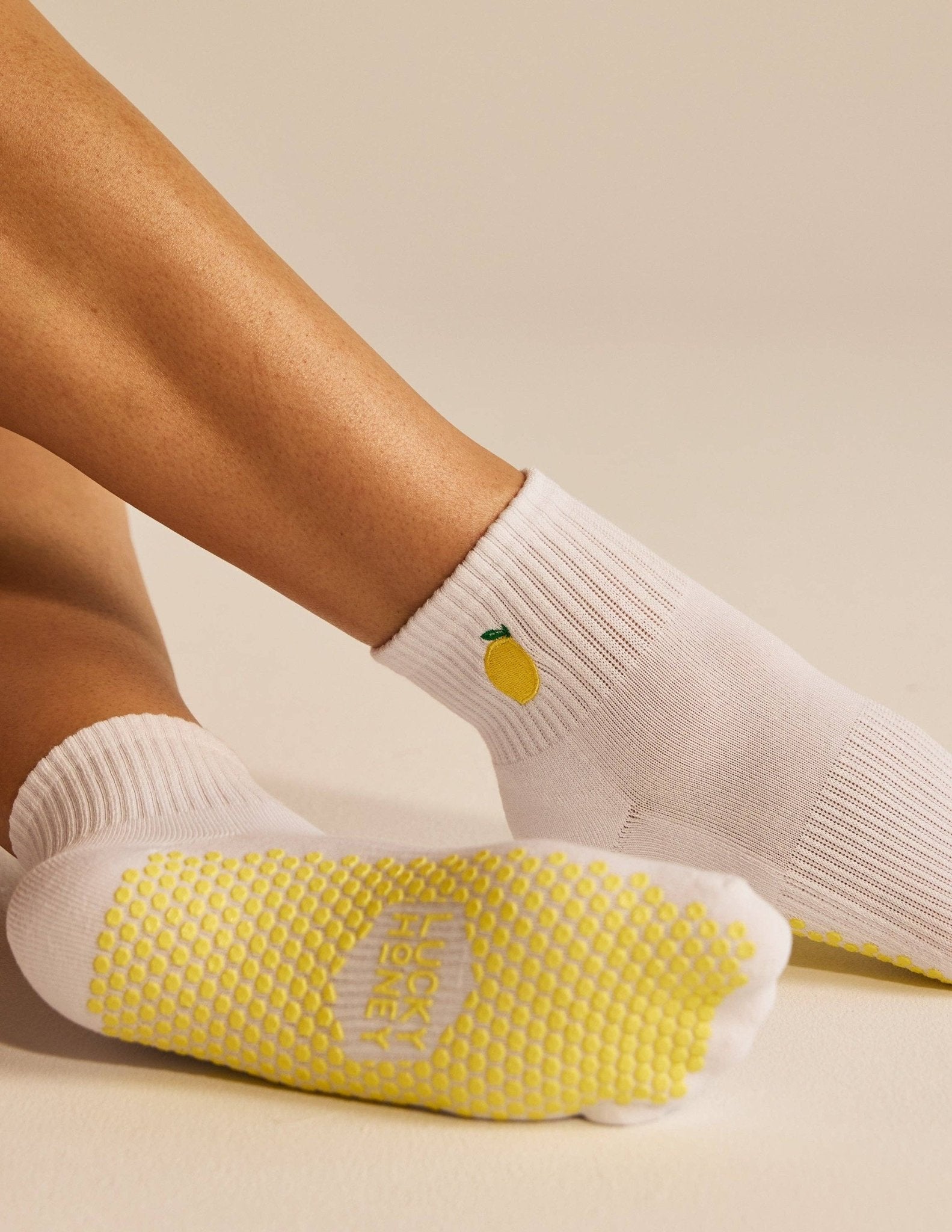 Harlow Pilates Sock 🍋 - Soul Secret Threads