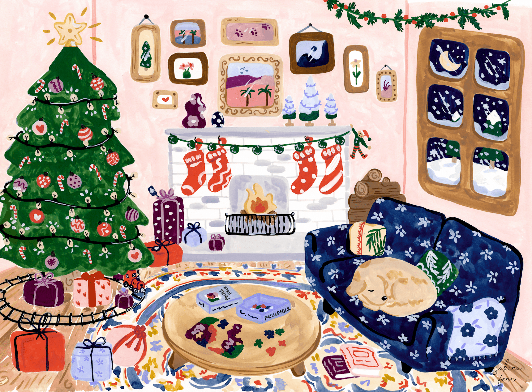 Home for the Holidays - 1,000 Piece Puzzle - Soul Secret Threads