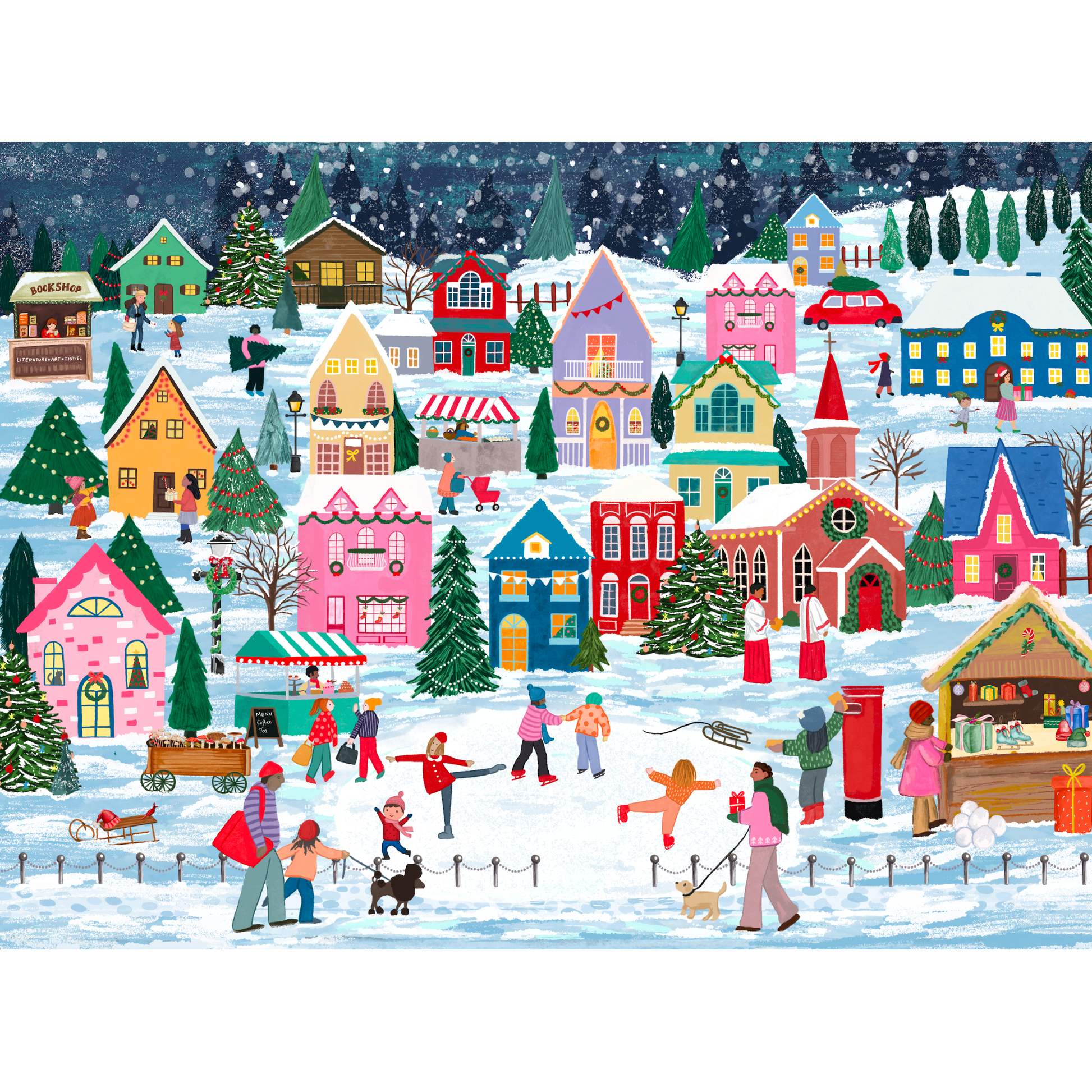 Hometown Christmas - 1,000 Piece Puzzle - Soul Secret Threads