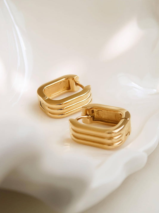 Noa Ribbed Earrings - Soul Secret Threads