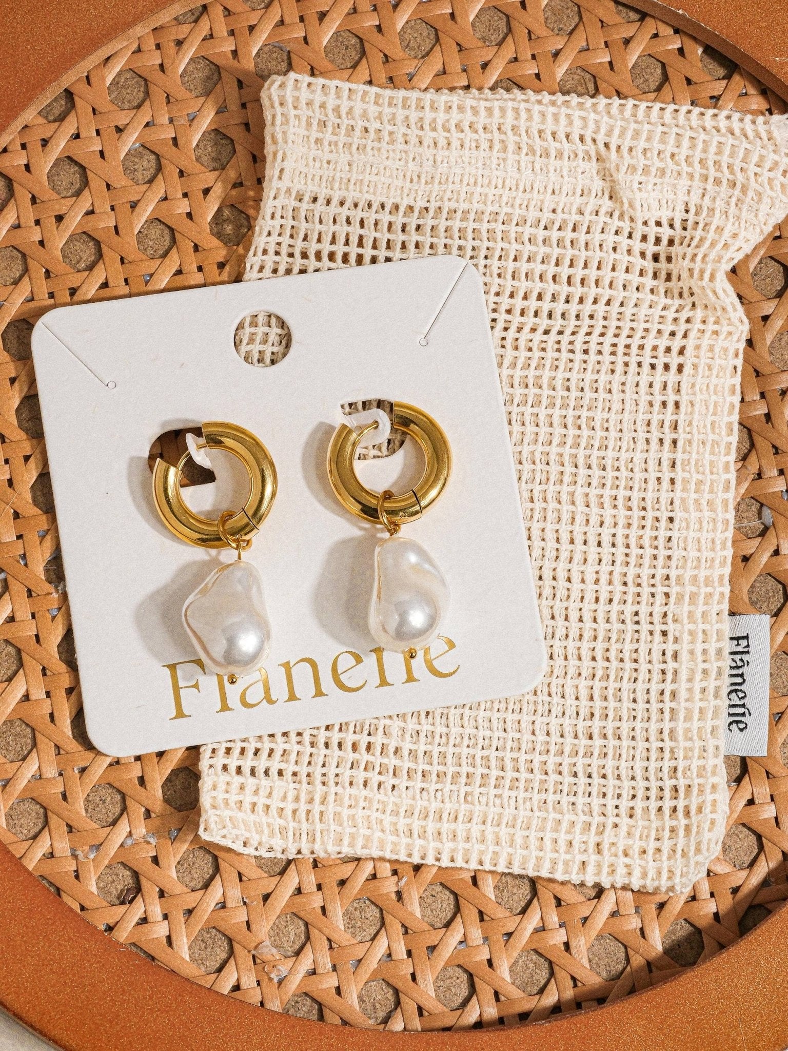 Oceana Large Pearl Earrings - Soul Secret Threads