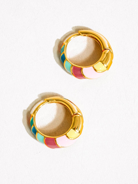 Paloma Striped Earrings - Soul Secret Threads