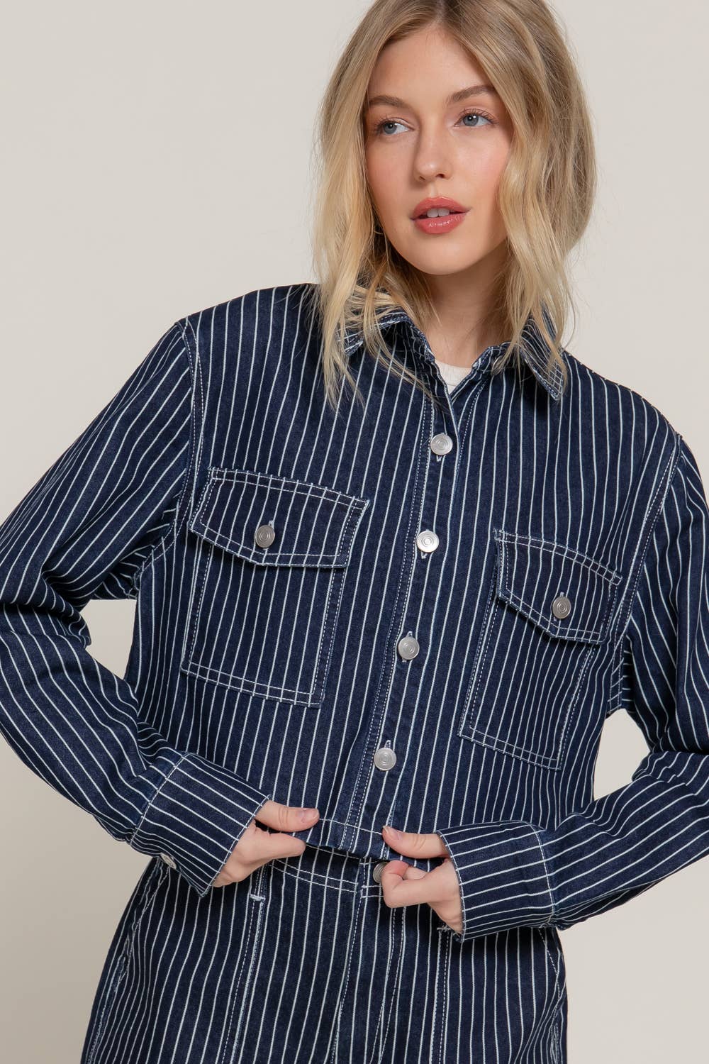Pinstripe Edit Jacket - Soul Secret Threads