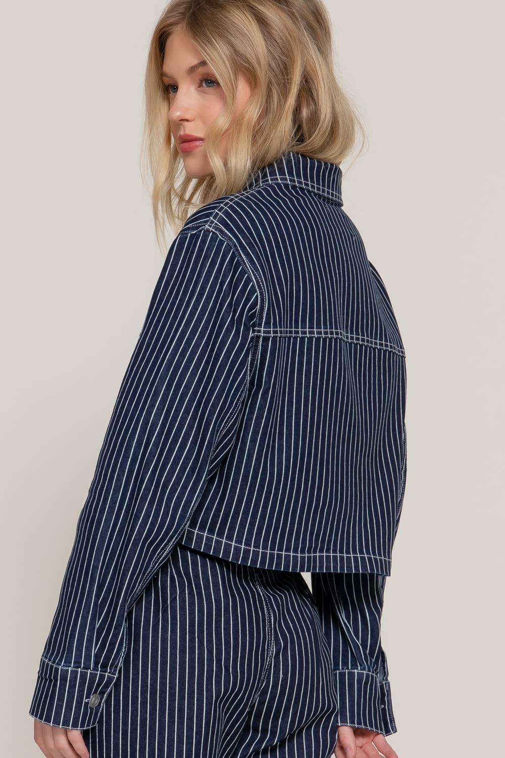 Pinstripe Edit Jacket - Soul Secret Threads