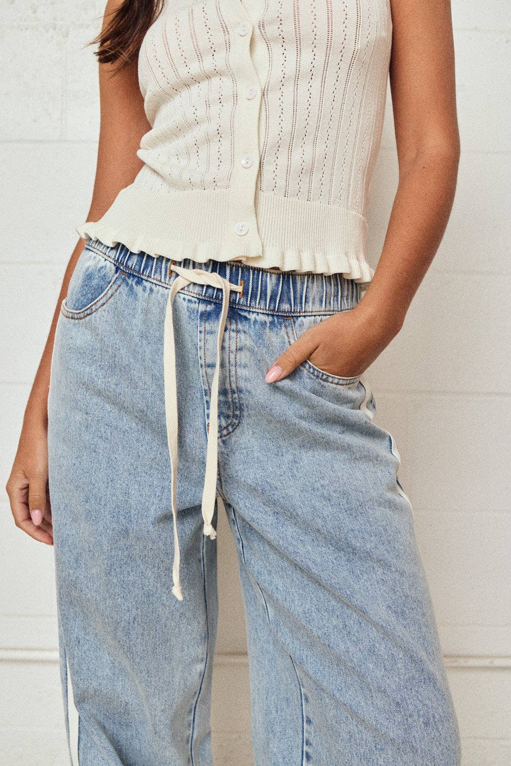 Runway Stripe Jeans - Soul Secret Threads