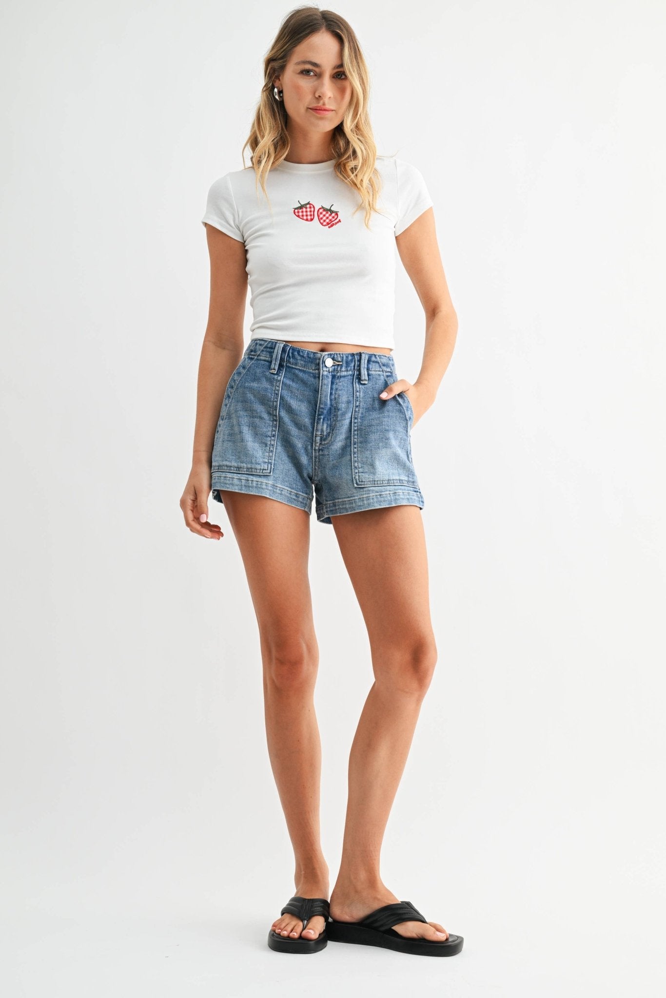 Sawyer Denim Shorts - Soul Secret Threads