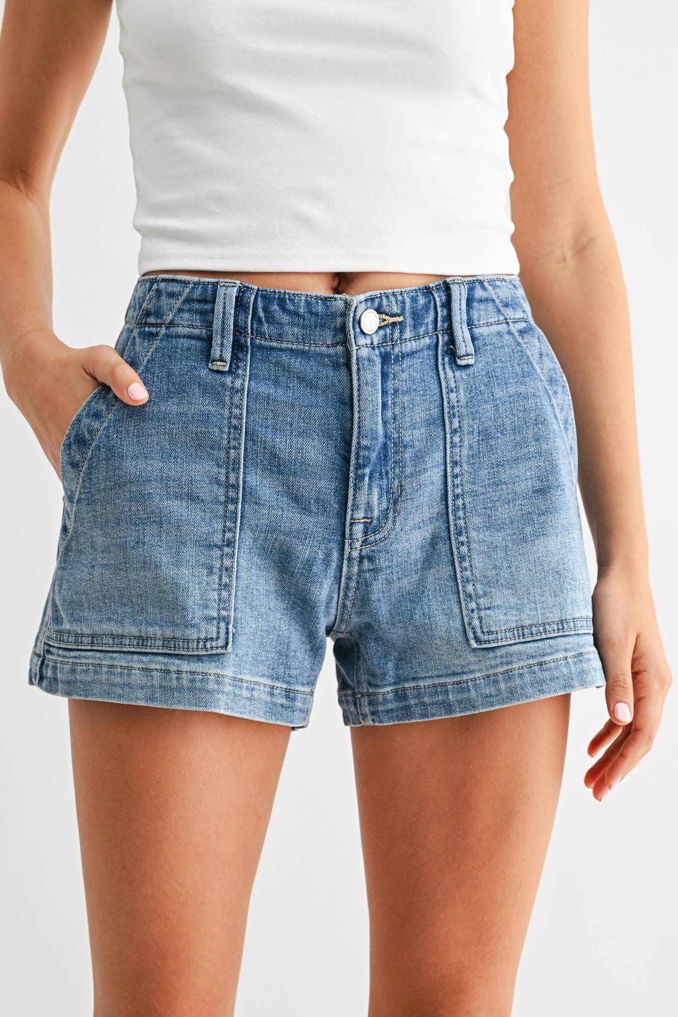 Sawyer Denim Shorts - Soul Secret Threads