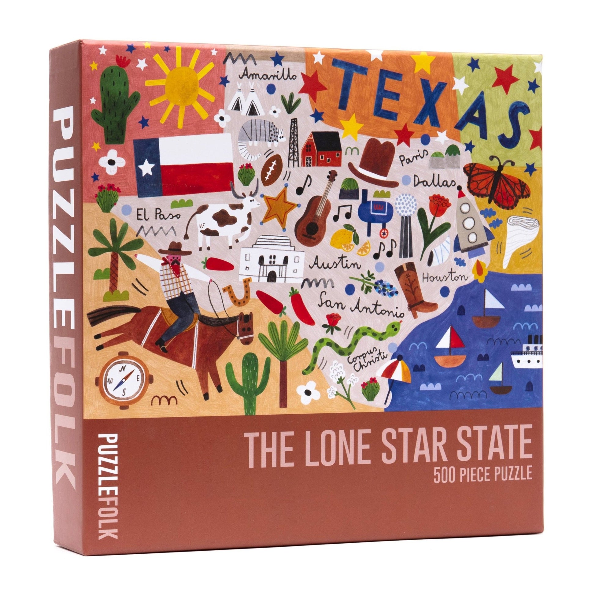 The Lone Star State - 500 Piece Puzzle - Soul Secret Threads