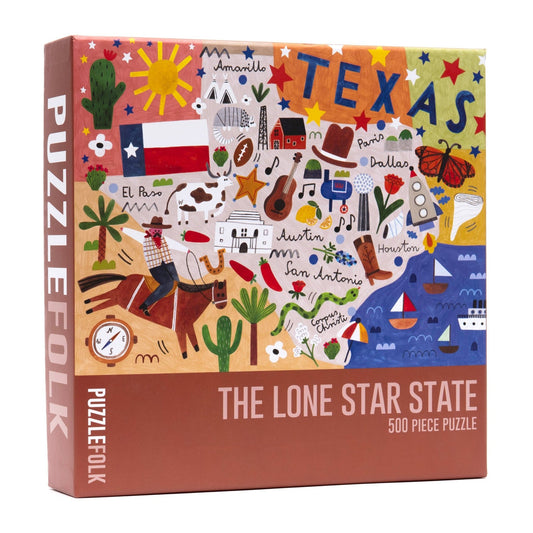 The Lone Star State - 500 Piece Puzzle - Soul Secret Threads