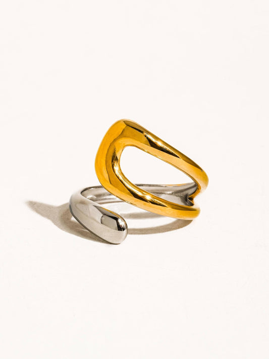 Vill Two Toned Ring - Soul Secret Threads