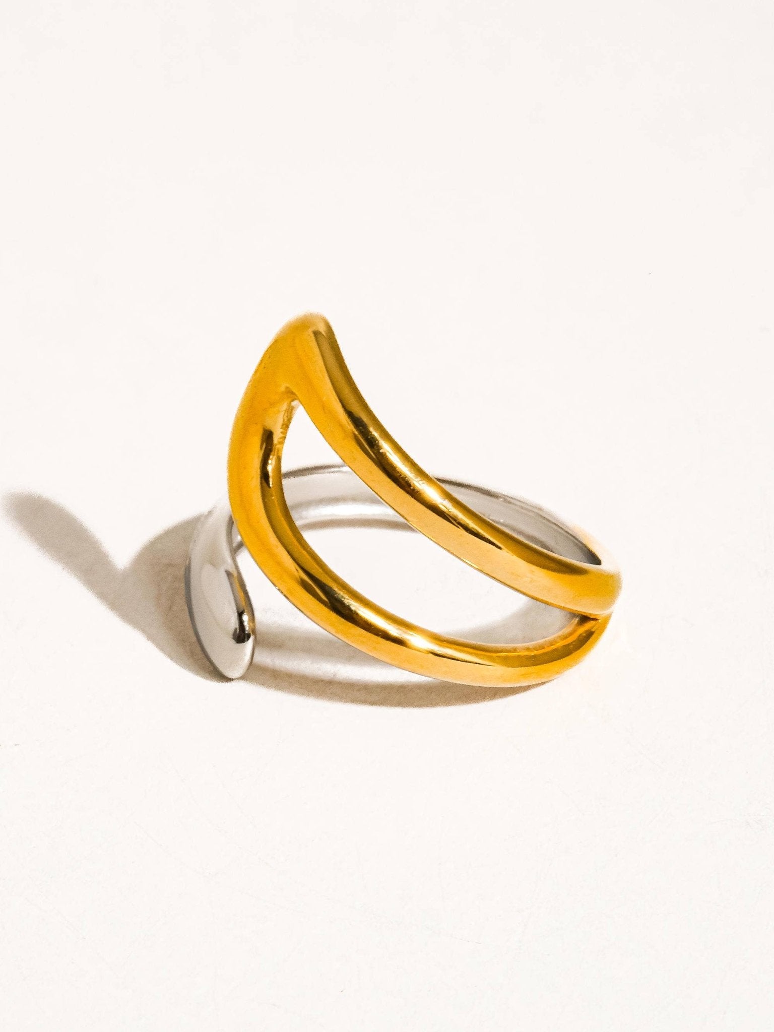 Vill Two Toned Ring - Soul Secret Threads